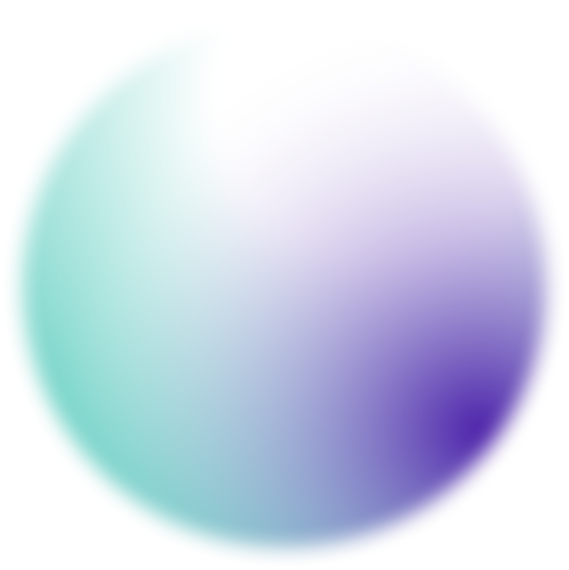 Big gradient circle.